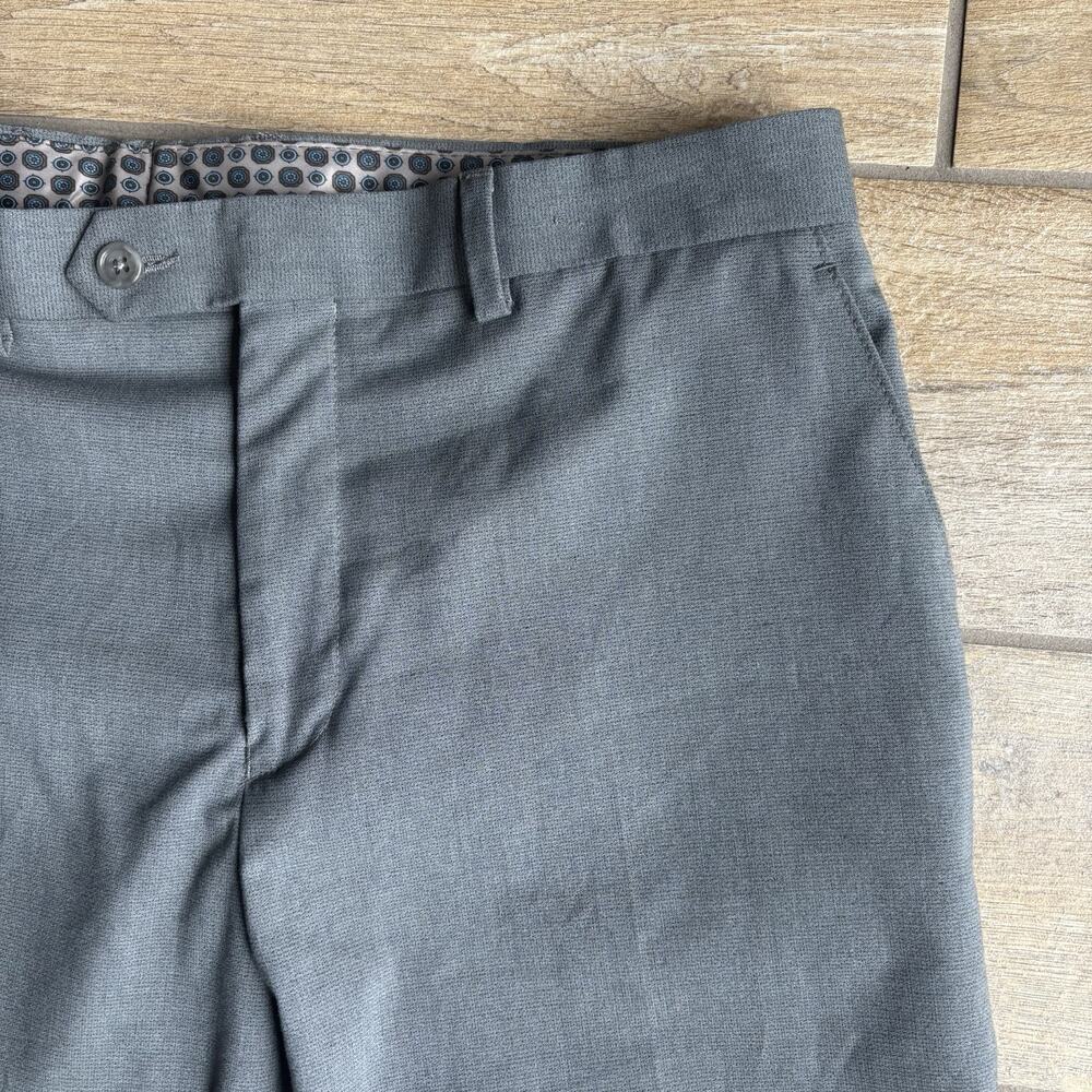 Michael Kors Mens Size 34x30 Dress Pants Gray Classic Fit Performance - Picture 4 of 15